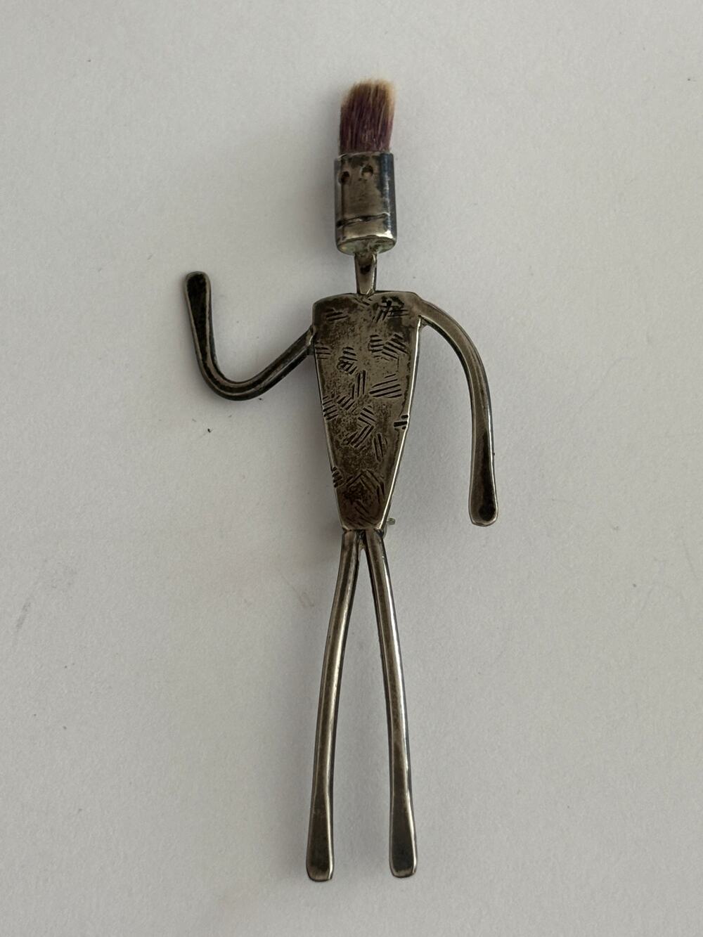 Vintage James LeTerneau Sterling Silver Brooch Pin